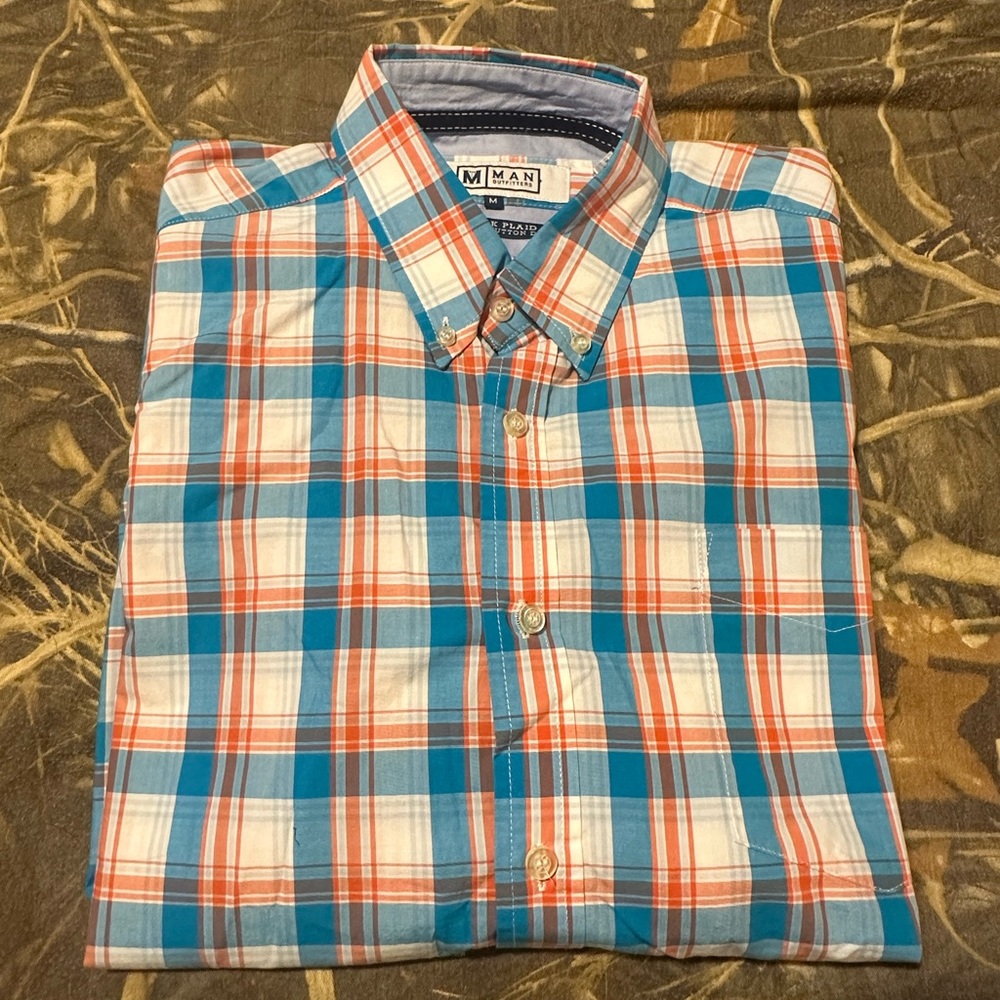 Man’s Outfitters Plaid Button Down Shirt